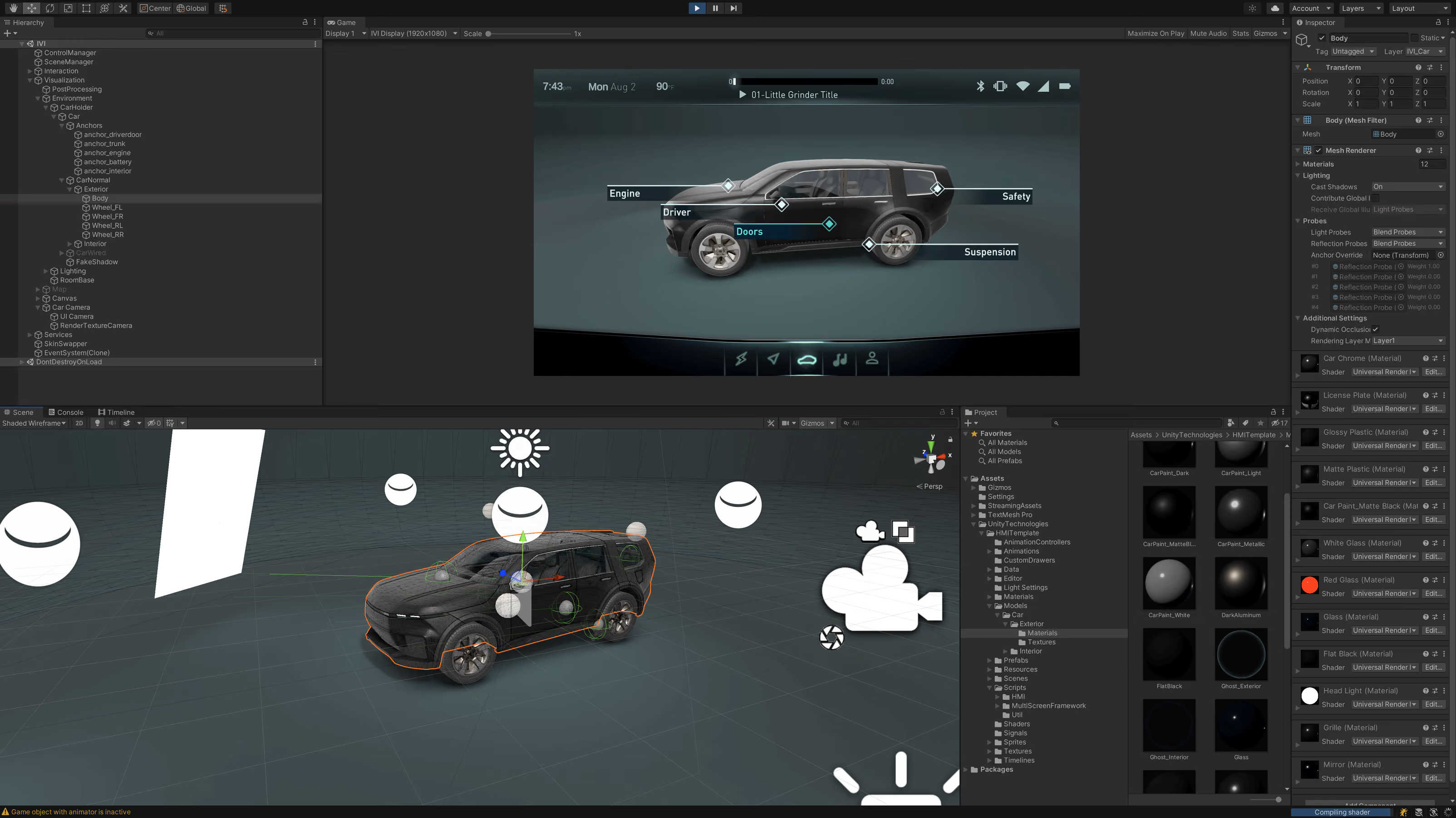 The HMI vertical the tool enabled.